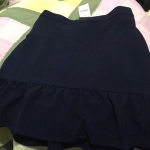 J Crew Mercantile flounce mini skirt